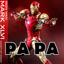 New spot HotToys HT MMS489D25 10th anniversary alloy iron man MK46 concept