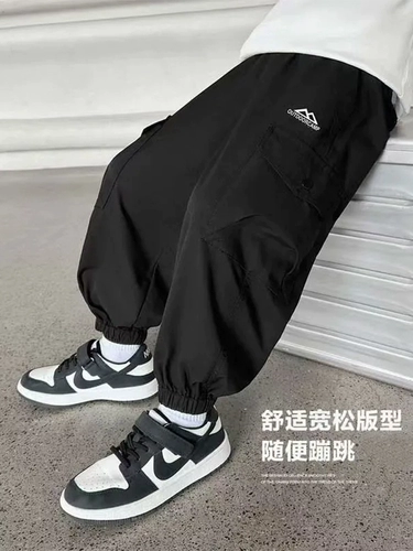 Летняя одежда, износостойкие детские весенние штаны, в корейском стиле