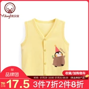 Youbeiyi bé phim hoạt hình vest trẻ em mùa xuân và mùa thu mỏng bé trai và bé gái giản dị áo len bé cotton - Áo ghi lê