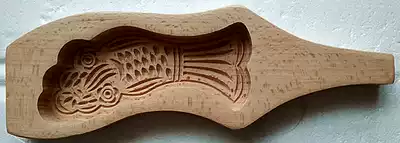 Three-dimensional trumpet crucian carp carp gourd fish-shaped wooden pasta baking mold noodle card flower mold steamed buns Happy cake