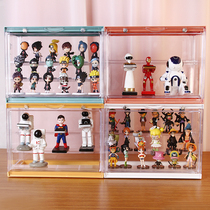 Blind box storage display shelf bubble Matt display box acrylic transparent dustproof hand doll storage box