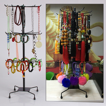 Convenience store display rack first jewelry hanger rotating shelf necklace bracelet bracelet glove sleeve socks hanger