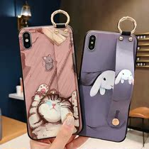 For (on) Apple iPhone Xs Max Xr 8 Plus phone case bracket couples cat rabbit