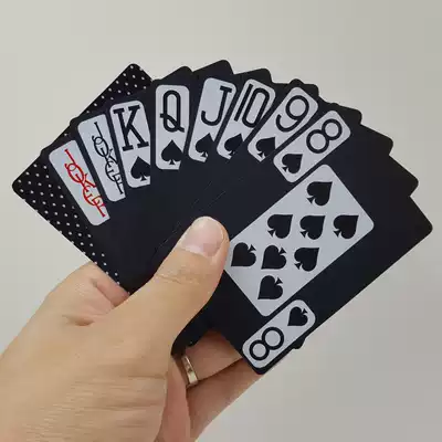 Benniu plastic PVC frosted poker waterproof and wear-resistant large character poker 555 feel good imported double sand