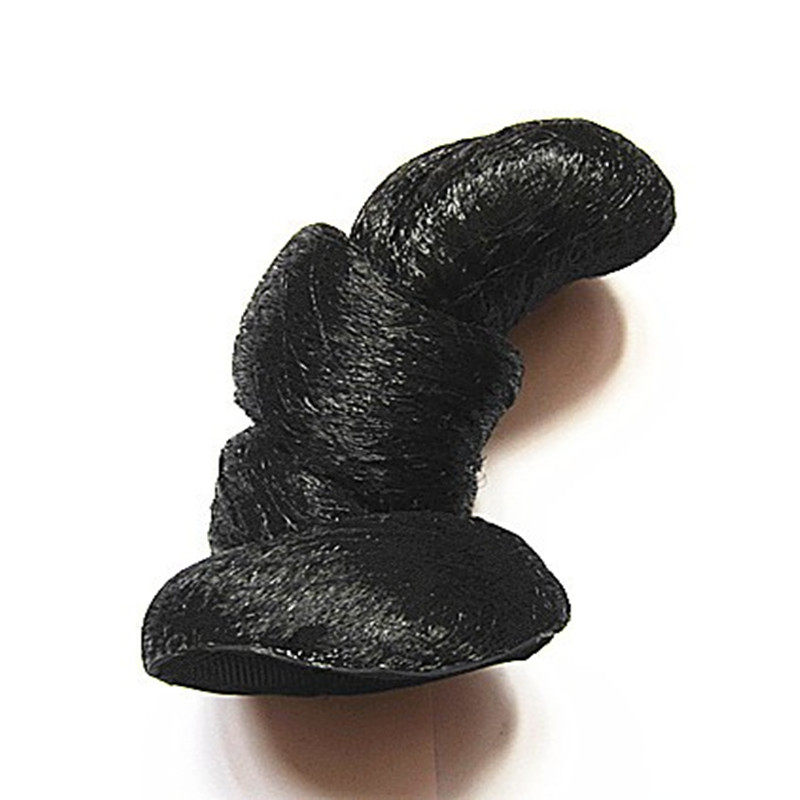 Hair Pack Hair Bun Trumpet Small Black Ancient Clothing Stage Drama Photo Studio film and TV Han clothes styling Qing Palace Writing True Wig