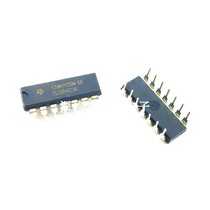 Operational amplifier IC amplifier TL084CN TL084 DIP new in-line plug-in a starting shot can be in-line