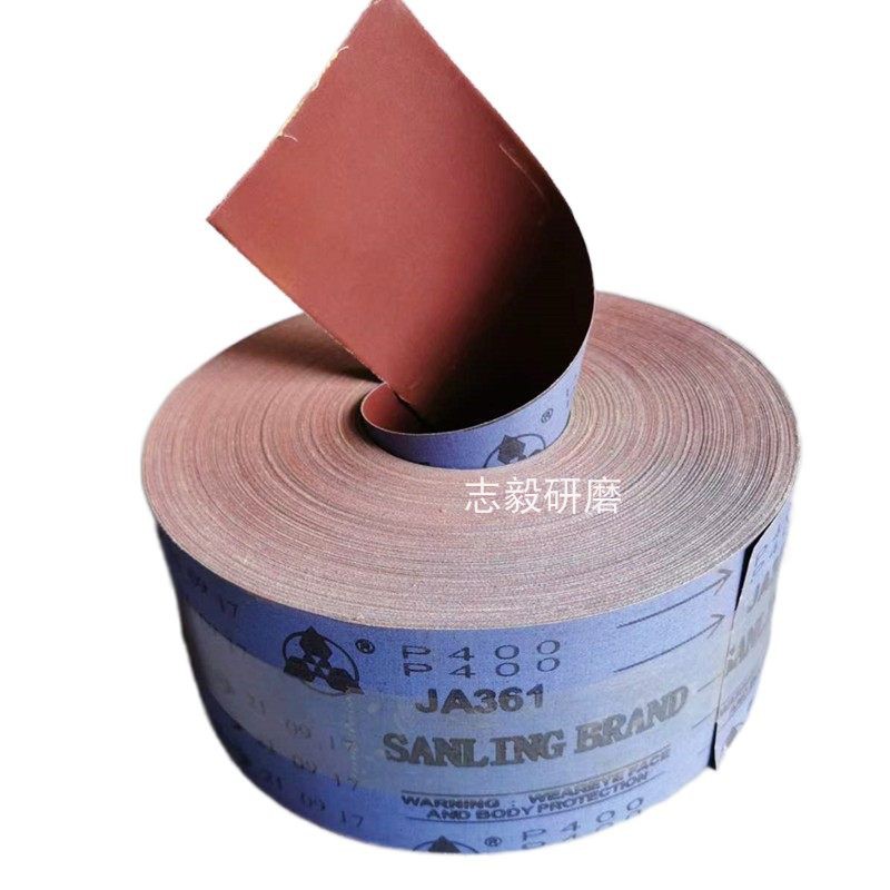 Hot pin 4 inch Mitsubishi JA361 hand ripping sand cloth roll polished polished sand cloth grain number 36 mesh to 800 complete