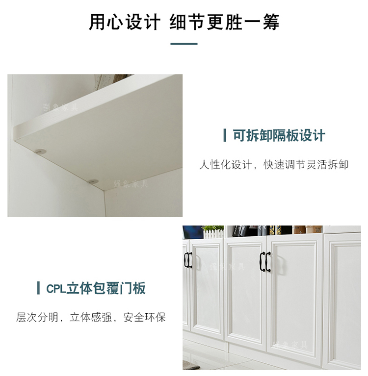 Jane châu Âu chống bụi tủ sách 25 dày ván ép ra khỏi dải kính cửa tủ sách nhỏ gọn hiện đại F-207 - Buồng tu giay