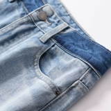 Небольшие дизайнерские штаны, ткань, джинсы, тренд сезона, высокая талия, свободный прямой крой