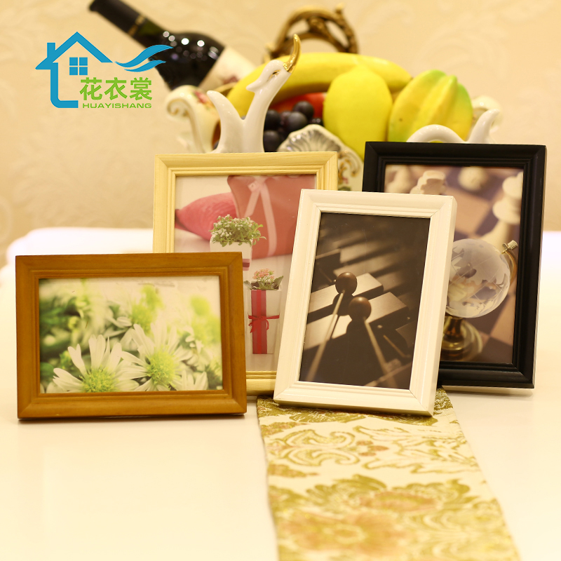 Eurostyle solid wood small photo frame swinging table hanging wall 6 inch 7 7 10 Idea wedding dresses children photo bookframe table swing pieces