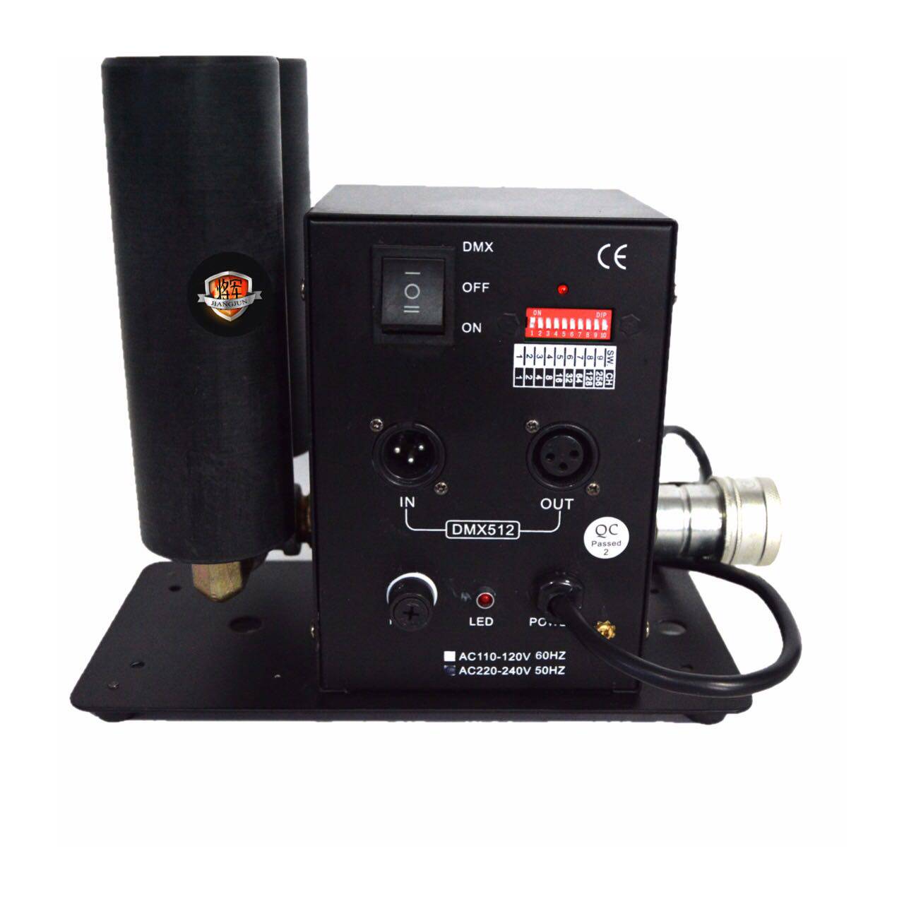 Bar DJ double nozzle carbon dioxide gas column machine wedding party double pipe carbon dioxide smoke machine