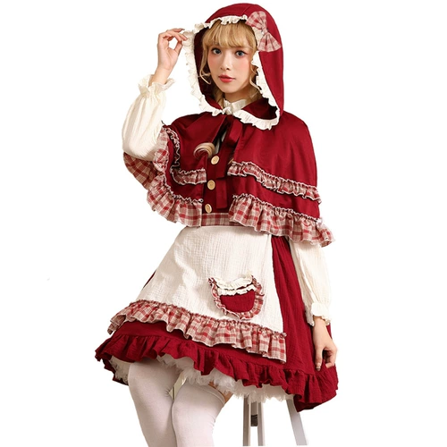 Красная шапочка, детская ферма, костюм, накидка