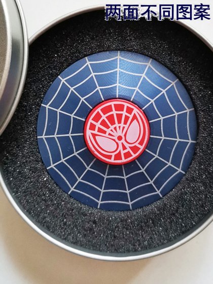 美国队长指尖陀螺玩具儿童解压神器指间旋转金属手指陀螺小学生