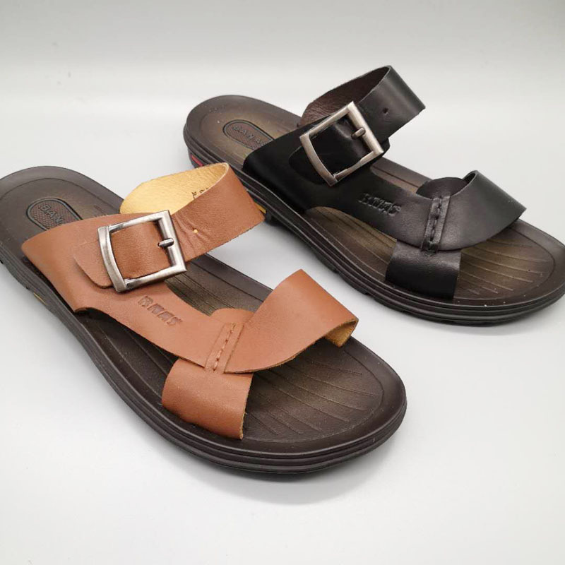 Mall Clearance Sale: Balans Summer Men's Soft-Soled Genuine Leather Beach Sandals, Non-Slip Casual Slippers Mall Clearance Sale: Balans Summer Men's Soft-Soled Genuine Leather Beach Sandals, Non-Slip Casual Slippers