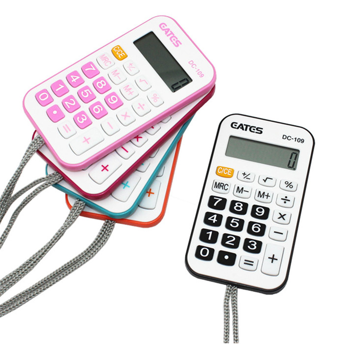 Elementary School Student Calculator 8 Digits Cute Computer Exam Dedicated Multifunction Carry-on Small Calculator