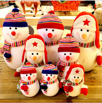 Christmas Snowman Doll Large Medium and Small Bubble Snowman Home Christmas Tree Decoration Supplies Gift Window Ornaments