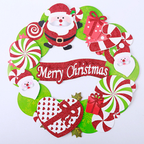 Christmas decorations 40CM three-dimensional paper glitter Garland shopping mall hotel window scene layout props