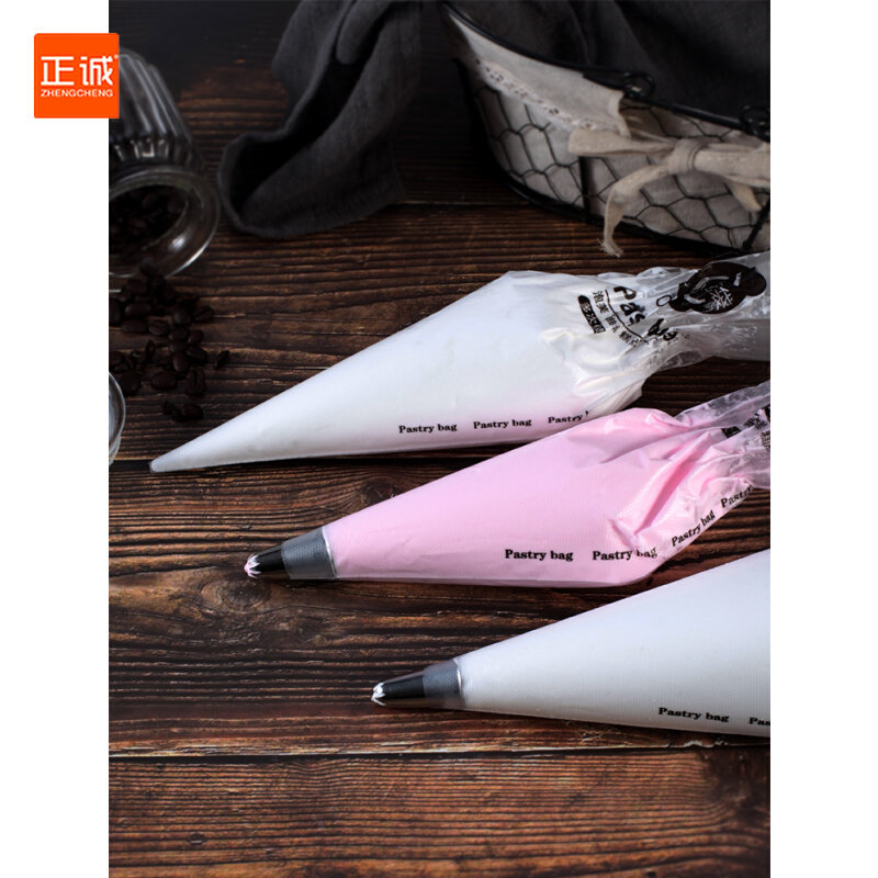 Zhengcheng thickened disposable framed flower bag squeeze bag multiple times repeatedly using baking cake cream plastic squeeze bag