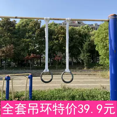 Iron solid fitness ring Household adult lumbar cervical pull-up stretching rehabilitation fitness sports equipment