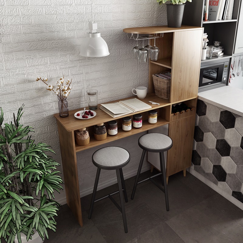 Close by wall, table Home Nordic Living room Wine Cabinet Partition Cabinets Integrated Minima Modern Creative Little Bar Table Dining Room Table