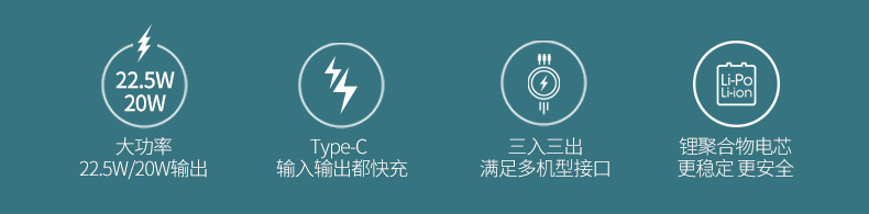 罗马仕 20000毫安 大容量充电宝 不虚标 券后59元包邮 买手党-买手聚集的地方