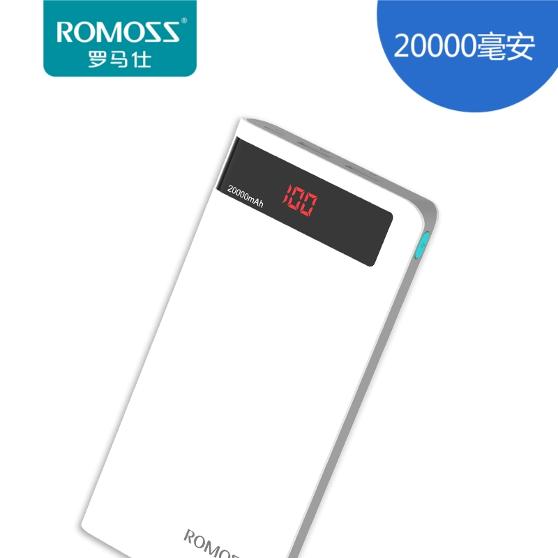 Chính hãng Roman Shi sense6P 20000mAh sạc kho báu điện thoại di động điện thoại di động đa năng Màn hình LCD LED - Ngân hàng điện thoại di động