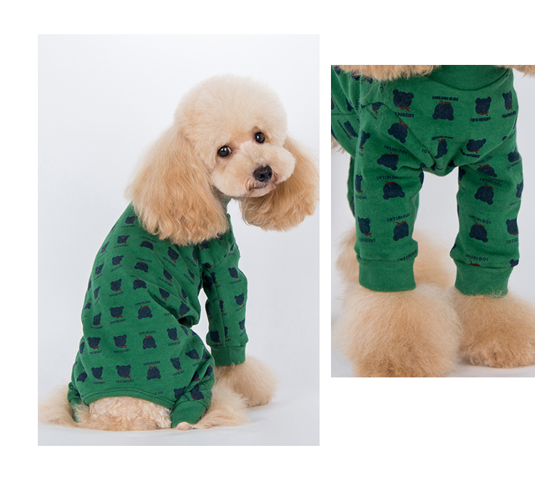 Quần áo thú cưng màu đen cho chó con chó quần áo quần áo mùa đông cộng với nhung Teddy bốn chân quần cotton dài chân schnauzer cotton - Quần áo & phụ kiện thú cưng phụ kiện thú cưng