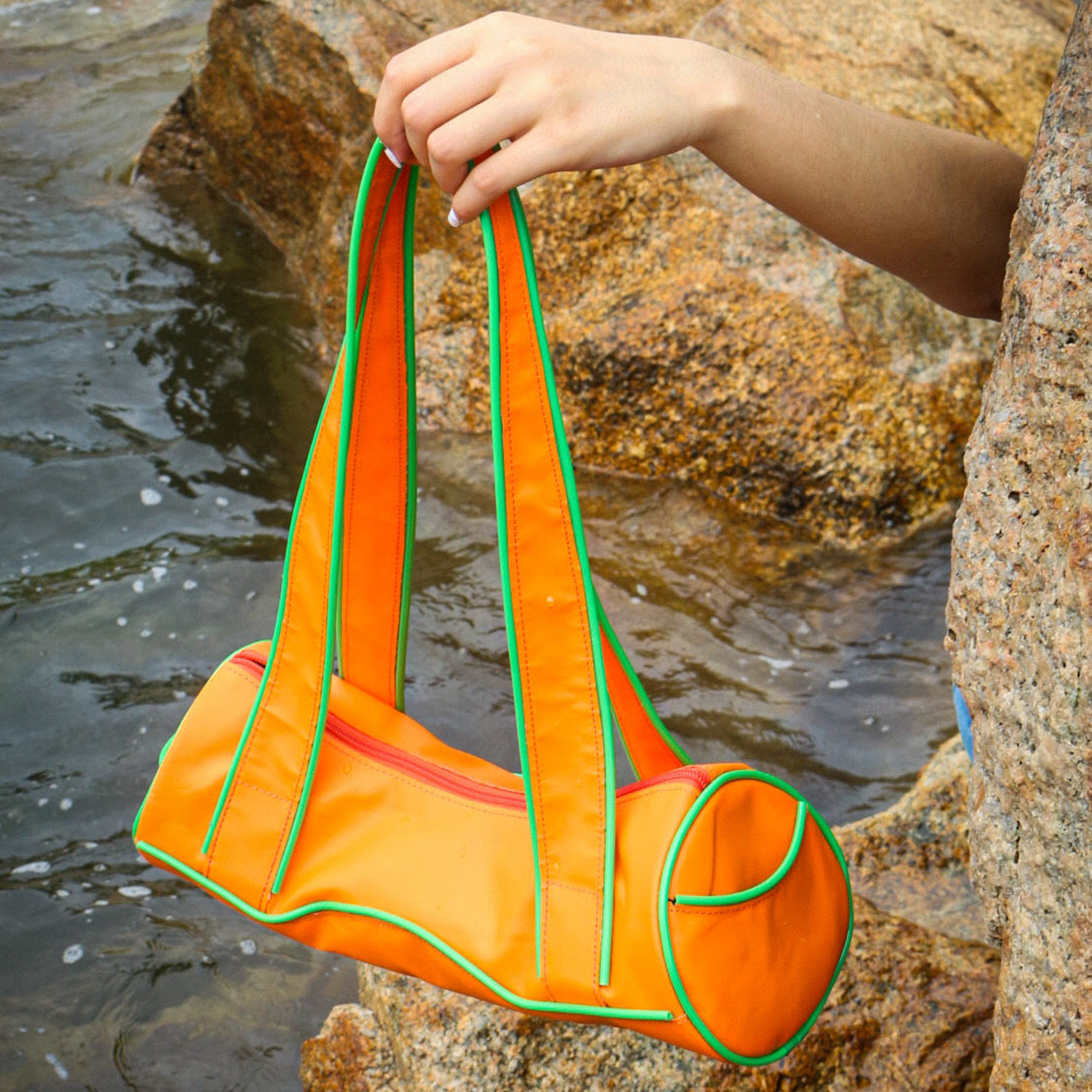 R101 underarm package original medieval bag small girl bag retro street girl hand Titian pure color girl