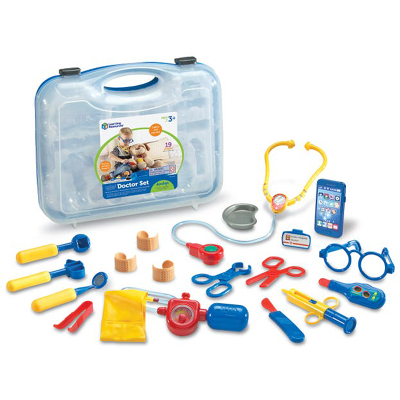 The United States imported play house wine toys kindergarten role-playing simulation doctor toy doctor suitcase toolbox