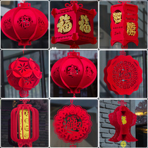 New Years Day New Years Day decorations Little red lantern hanging decoration Balcony Indoor Scene Arrangement Palace Lantern Mall for New Year decorations Pendant