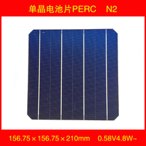 异质结HJT双面单晶叠瓦太阳能单晶硅电池片蓝膜 硅片solar cell