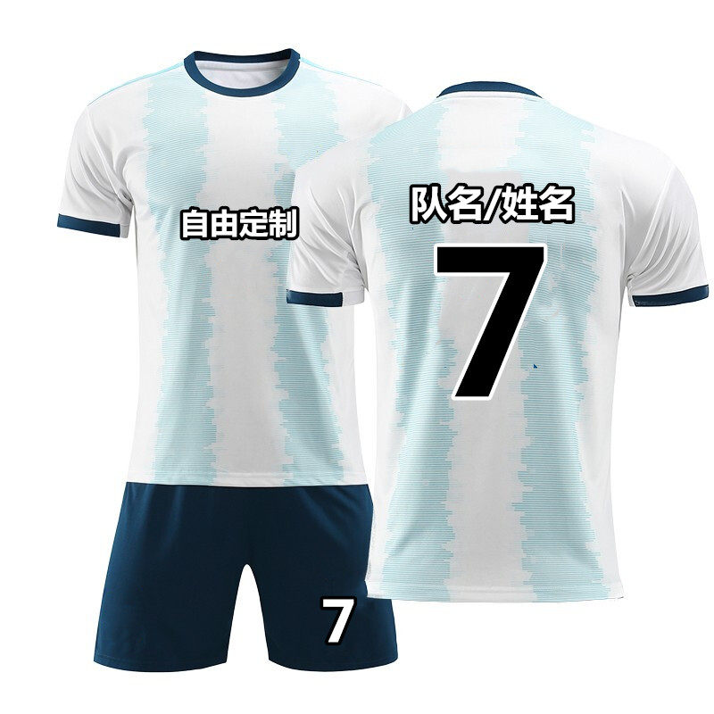 (Socks, shin pads) Children's football jersey custom football jersey suit male training suit student game jersey