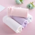 4 quần lót sau khi mặc cotton cao eo cotton kích thước lớn phụ nữ ren không có dấu vết kháng khuẩn thoáng khí tháng quần short đầu