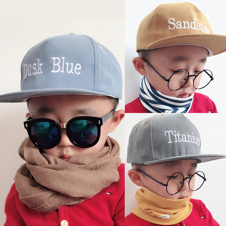 Autumn and winter Korean version of baby baseball cap boys hip-hop hat girls sun hat kids hat children's peaked cap tide
