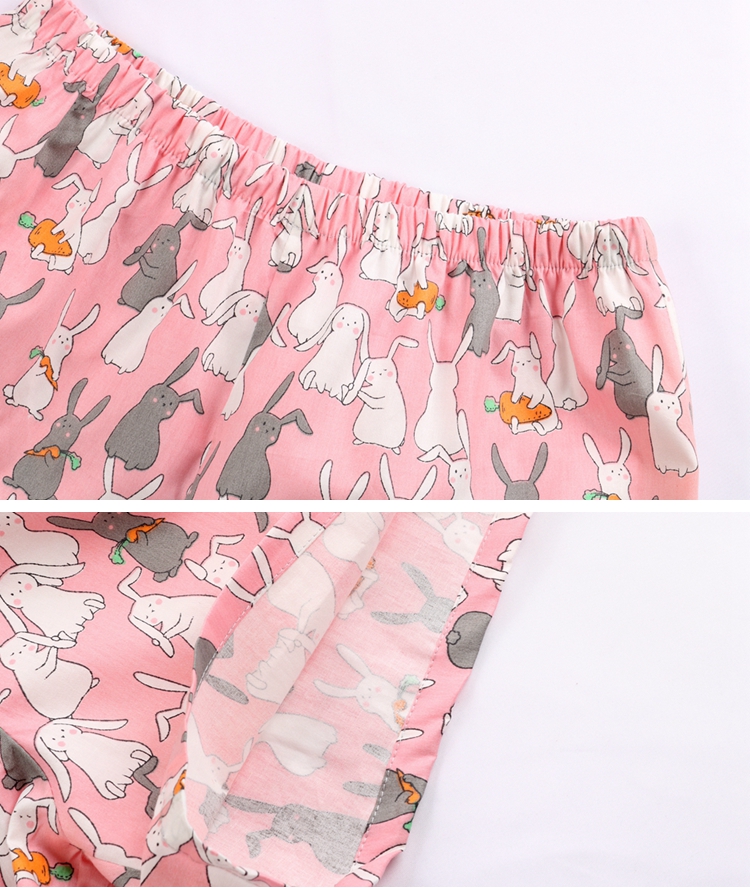 Quần cotton mùa hè của phụ nữ thoải mái mẫu phim hoạt hình cotton nhà quần short phần mỏng kích thước lớn quần đi biển nữ có thể mặc bên ngoài quần short nam