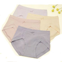 Full of two butterfly Anfen ladies flat corner middle high waist elastic cotton