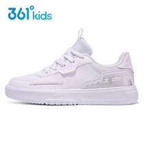 361 Children Shoes Boy White Sneakers Children Small White Shoes 2022 Spring CUHK Casual Slip Board Shoe Tide
