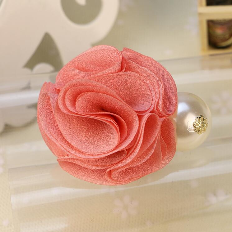 Hàn Quốc phụ kiện tóc vải vòng tóc lady hoa hồng đầu hoa dây lớn hạt cao su ban nhạc tiara tóc dây tóc vòng nữ - Phụ kiện tóc các shop bán phụ kiện tóc đẹp 