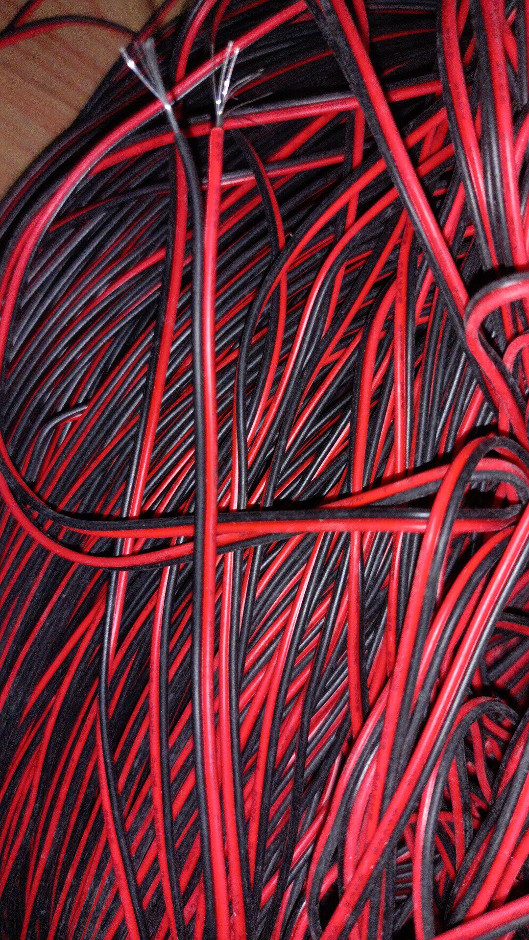 Red and black parallel wire pure copper wire low power DIY wire American24AWG speaker wire tinned wire