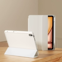 [Встроенный лоток для ручек★Антик-белый]Все включено от падения★Зарядка ручки на присоске【Бесплатное программное обеспечение】