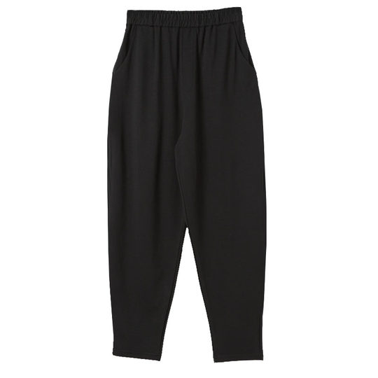 Men's Autumn and Winter Plus-Size Harem Pants, Loose Fit, Tapered Wide-Leg Pants, Casual Plus-Size, Large Crotch Pants, Drapey, Four-Way Stretch