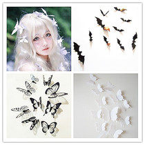 Lolita soft girl dream PVC simulation butterfly bat photography set props cos trial makeup play makeup more