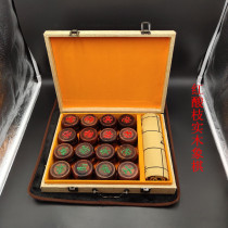 Mahogany high-grade solid wood rosewood Chinese chess adult student large ebony old man portable box set