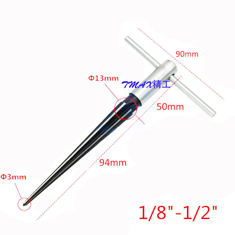 mũi khoan tháp Mũi khoan côn tay Seiko 1 8-1 2 (3-13mm) 5-16 mũi khoan côn vát lỗ vát - Dụng cụ cắt lưỡi cưa máy cầm tay