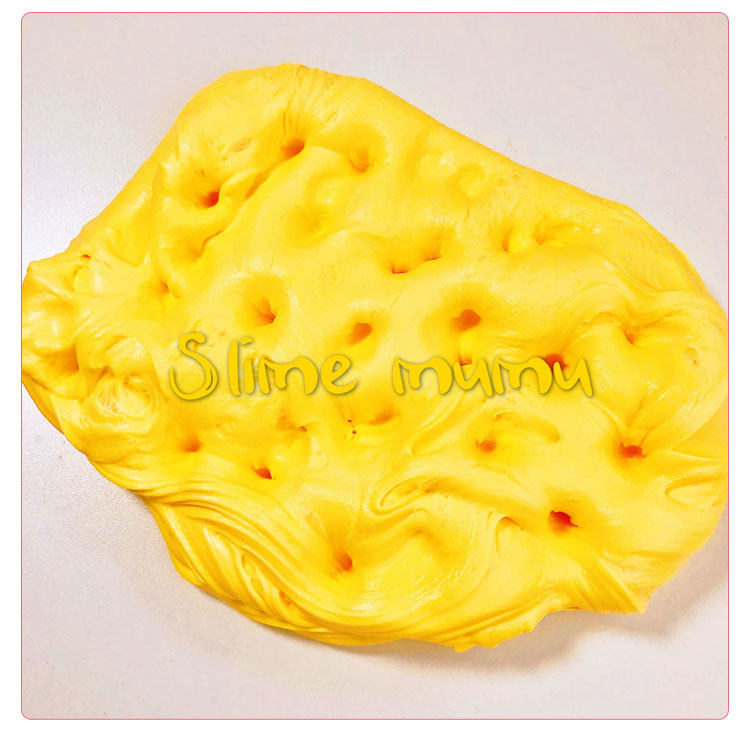Пластилин 木木史莱姆slime定制香蕉芝士黄油泥可以起大的起泡胶橡皮泥 OTHER