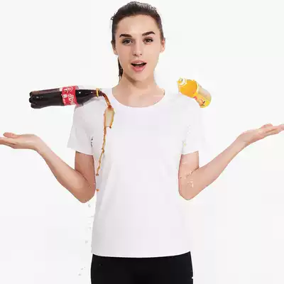 Lui Van 2020 New Square Dance female fitness national dance coat cotton T-shirt women short sleeve round v collar navel hot dance