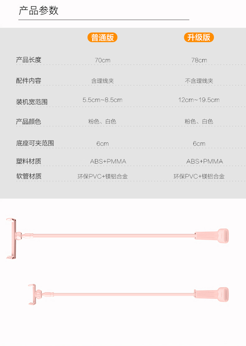 ROCK khung lười biếng điện thoại đầu giường giữ đa chức năng Desktop Switch giường ký túc xá ipad tablet kẹp chung còn xem TV hỗ trợ trực tiếp lái xe ns khung neo - Phụ kiện máy tính bảng miếng dán màn hình ipad