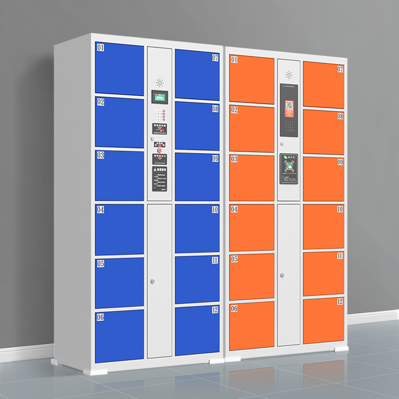 Supermarket Intelligent Sweep Code Electronic Placing Cabinet Face Recognition Storage Cabinet Mall Deposit Cabinet Mobile Phone Items Deposit Cabinet