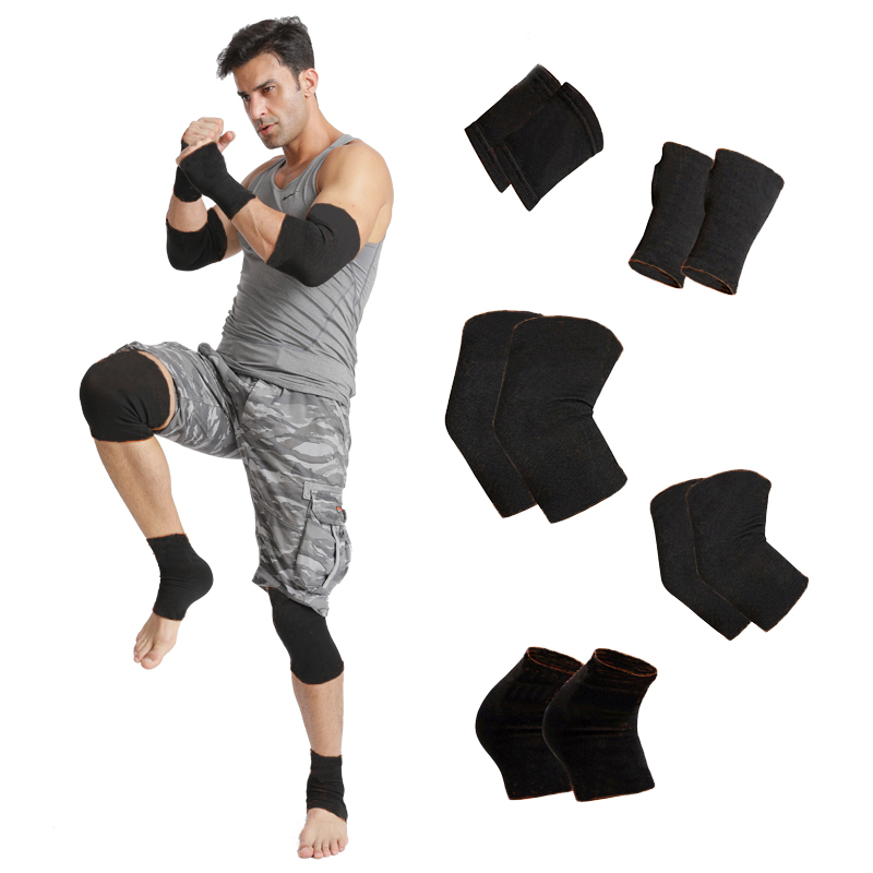 Basketball Protective Gear Set, Sports Knee Pads, Elbow Pads, Palm Pads, Wrist Pads, Men's and Women's Football Ankle Pads, Summer Thin Style, Fitness Tactics Basketball Protective Gear Set, Sports Knee Pads, Elbow Pads, Palm Pads, Wrist Pads, Men's and Women's Football Ankle Pads, Summer Thin Style, Fitness Tactics