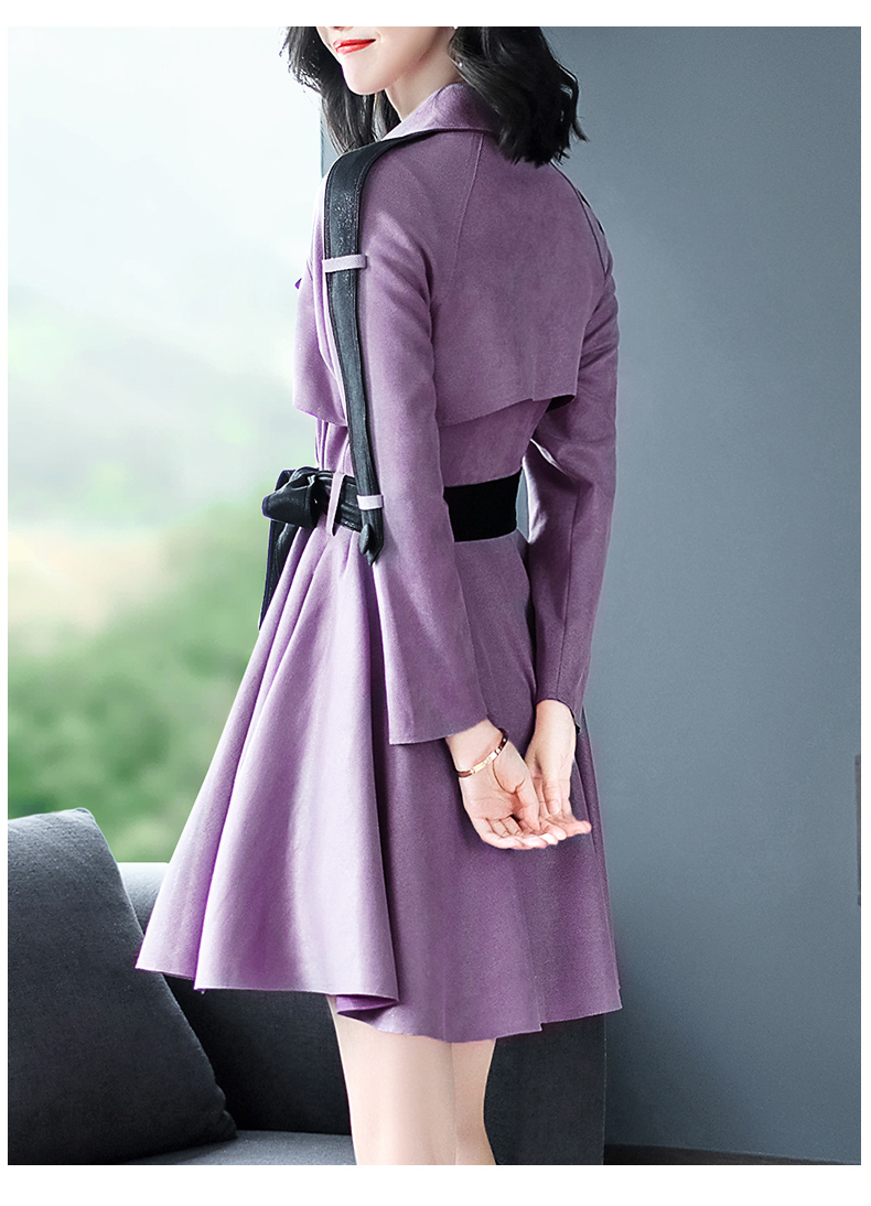 Trench pour femme CYANINE MER      en Polyester en Polyester - Ref 3226665 Image 21